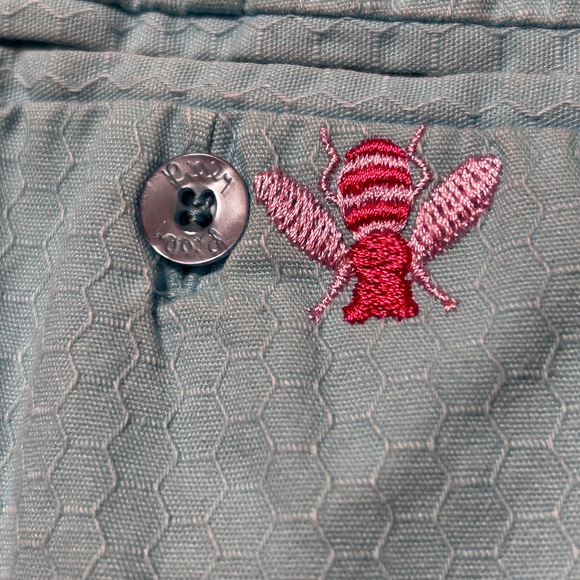 LILLY PULITZER Blue shorts Bee Preppy Pink Aqua Stripe Classic Women’s Size 2 - Picture 7 of 13